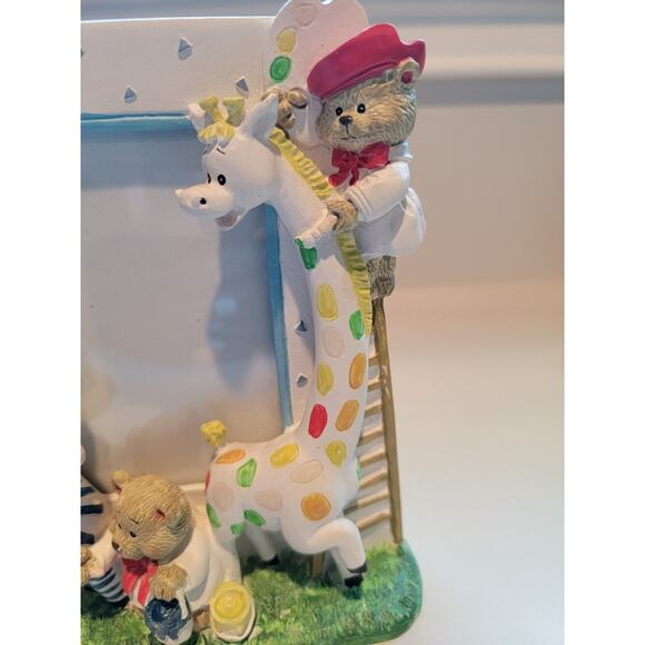 3D Zoo Animals Frame Burnes of Boston Nursery Decor Colorful Whimiscal - Picture 5 of 10